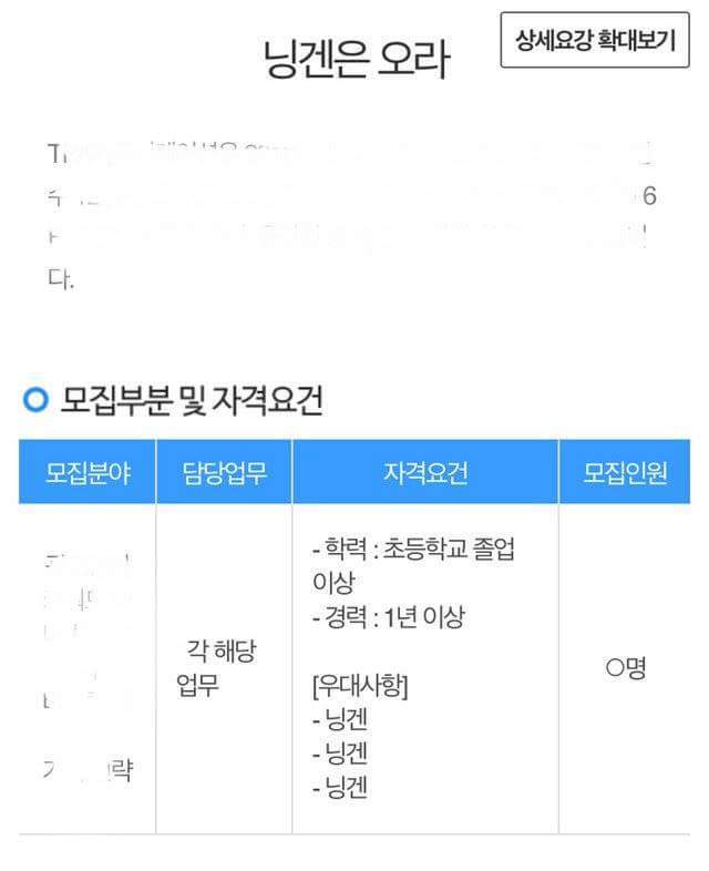 직원들이 구인글을 하도 못써서 대표가 직접 쓴 구인공고.jpg | 인스티즈