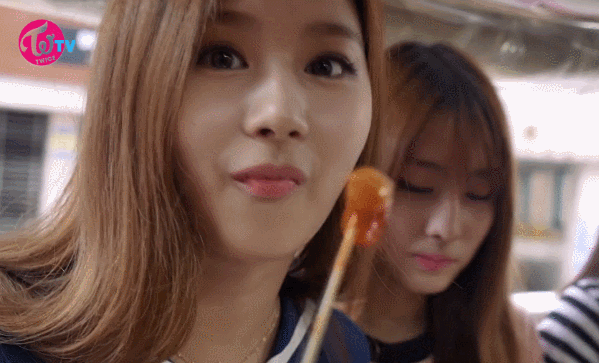 [트와이스] 먹는것도 귀여운 사나(움짤) | 인스티즈