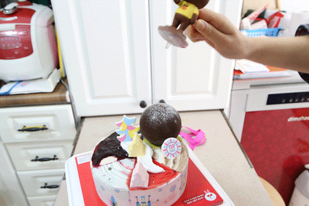 달콤한 디저트! 아이스크림케이크 gifjpg | 인스티즈