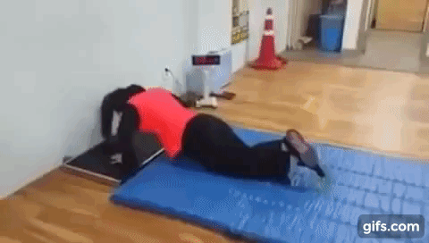 한국여경 팔굽혀펴기 시험.gif | 인스티즈