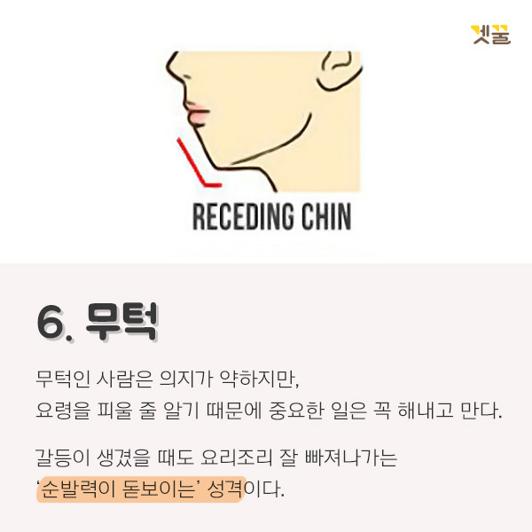 아래턱 모양으로 알 수 있는 6가지 성격 유형....jpg | 인스티즈