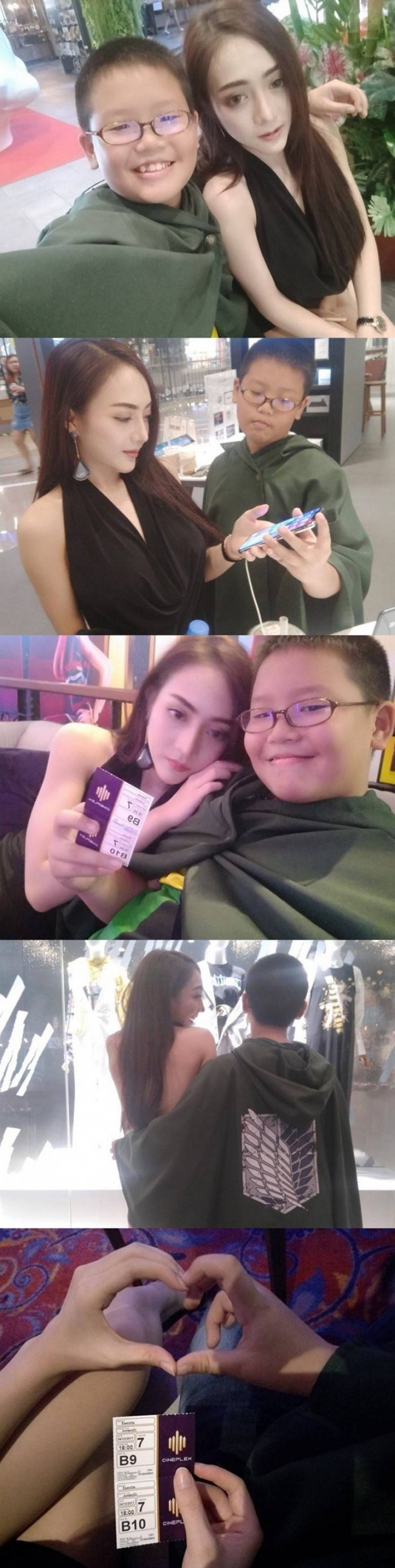 인기 모델과 사귀는 10살 소년 | 인스티즈