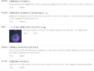 작가 글을 무단 도용하여 가사에 인용한 문문의 비행운 | 인스티즈