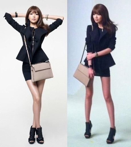 다리가 긴 여자연예인들의 다리길이 | 인스티즈