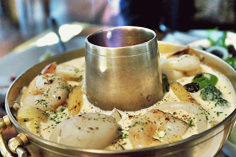 다양한 파스타의 신세계! 신선로 파스타 gifjpg | 인스티즈