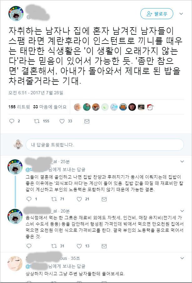 싱글남이 스팸을 먹는이유 | 인스티즈