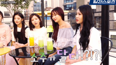 걸그룹 러블리즈의 멤버별 평소 주량.gif | 인스티즈