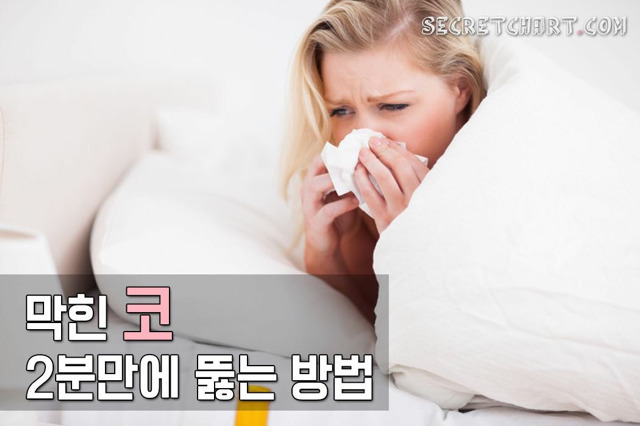 막힌 코 2분만에 뚫는 방법 | 인스티즈