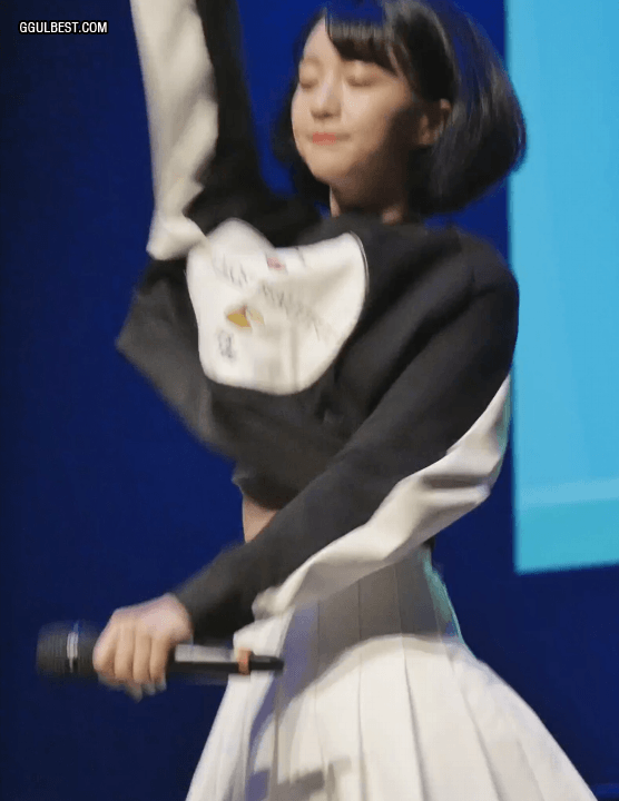 오마이걸 비니 초근접... 살랑살랑 몸짓...gif | 인스티즈