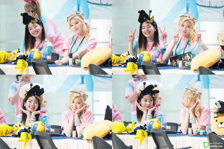 사나 따라하는 다현이 .jpg | 인스티즈