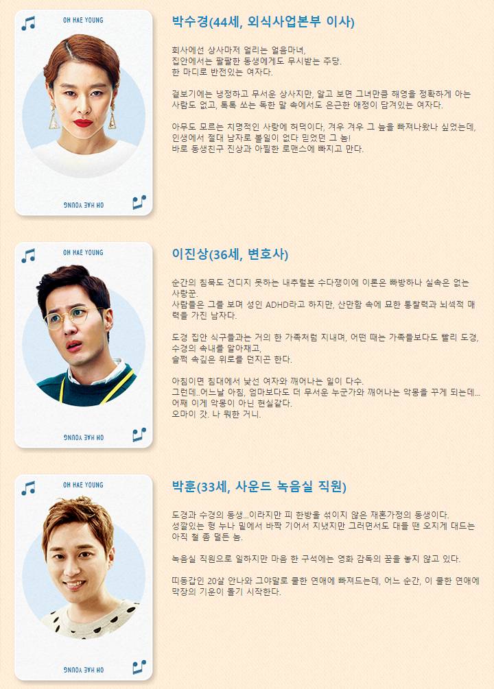 이쯤에서 보는 tvN 또 오해영 인물관계도+인물소개+관전포인트.jpg | 인스티즈