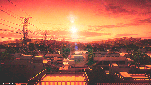 아름다운 애니메이션 배경.gif | 인스티즈