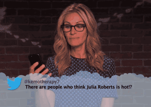 자기 악플 직접 읽는 연예인들.gif | 인스티즈