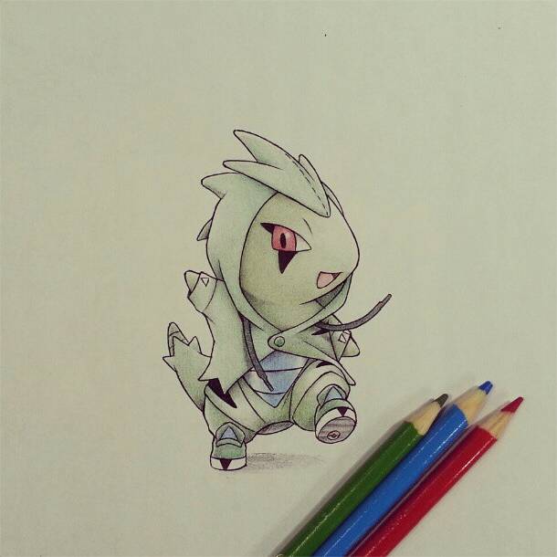 색연필 포켓몬 그리기 능력자.jpg | 인스티즈
