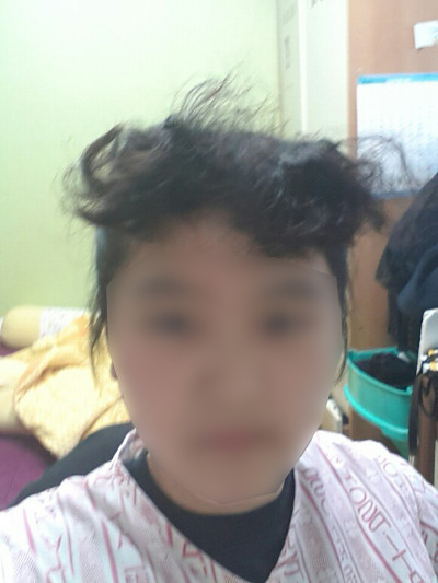 여고생의 집에서 하는 앞머리파마 | 인스티즈