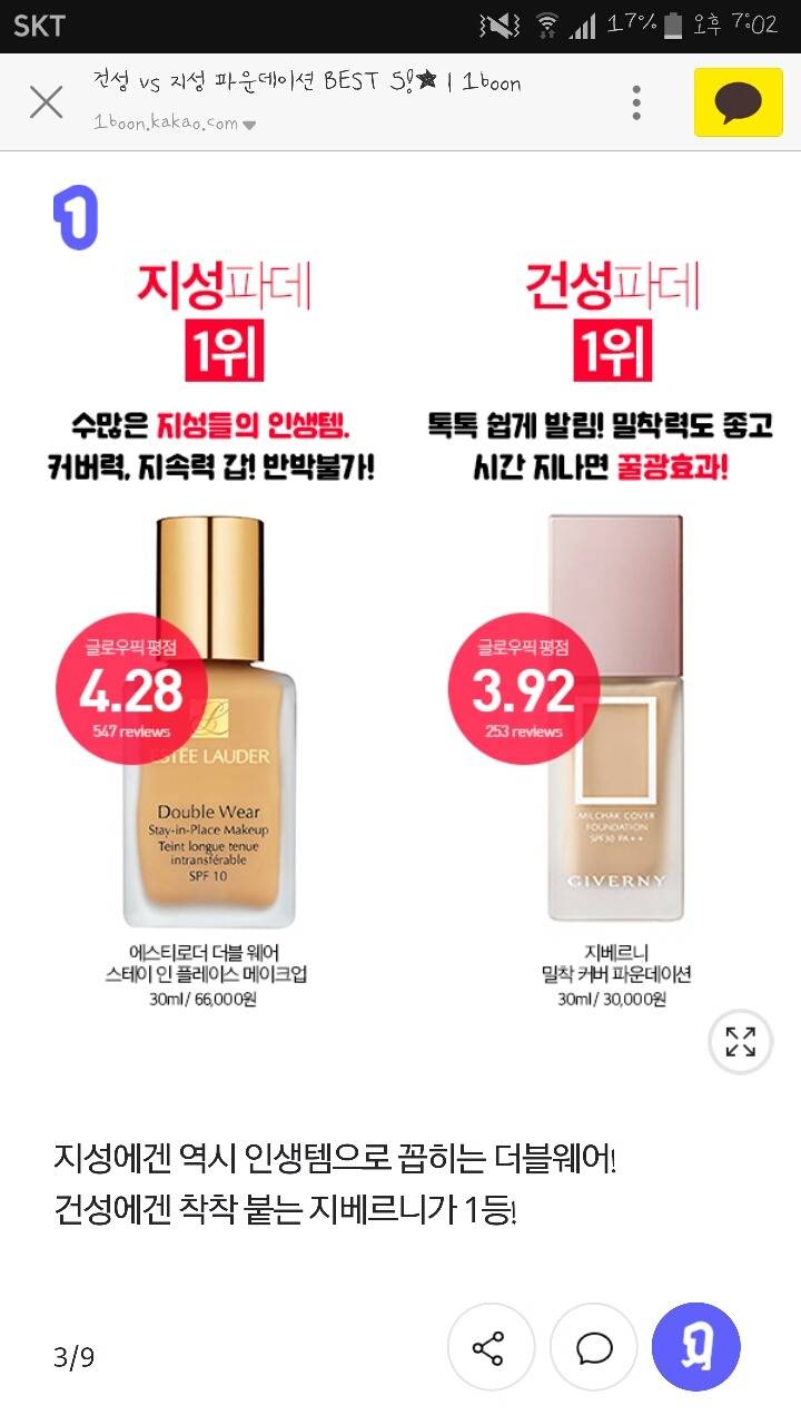 건성vs지성 파운데이션 BEST 5! | 인스티즈