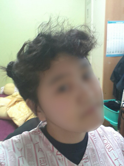 여고생의 집에서 하는 앞머리파마 | 인스티즈