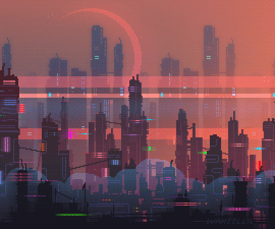 [픽셀아트] 보고 있으면 마음이 편해지는 픽셀 풍경들 | 인스티즈