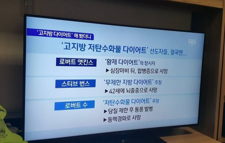 고지방 저탄수 다이어트 선도자들의 최후 | 인스티즈
