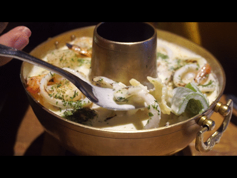 다양한 파스타의 신세계! 신선로 파스타 gifjpg | 인스티즈