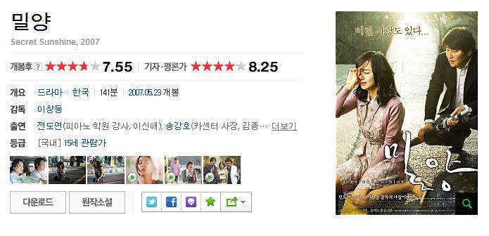 점수 짜기로 유명한 네이버 기자/평론가 평점에서 높은 평점 받은 영화 모음 | 인스티즈