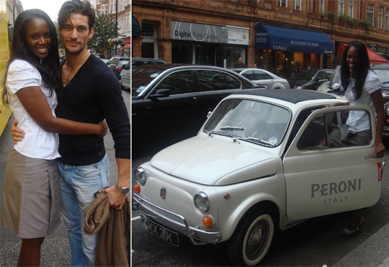 [데이비드간디] 잘생긴 남자가 나타날때 주위 반응과 같이 찍은 모습들 | 인스티즈