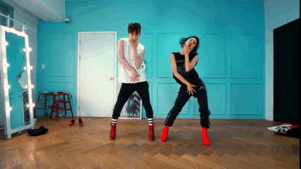 화제가 된 하이힐 신고 춤추는 조권 & 리아킴 | 인스티즈