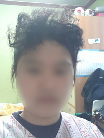 여고생의 집에서 하는 앞머리파마 | 인스티즈