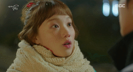 [역도요정김복주] 입덕부정기 끝낸 남사친의 직진과 여주의 첫키스.gif | 인스티즈