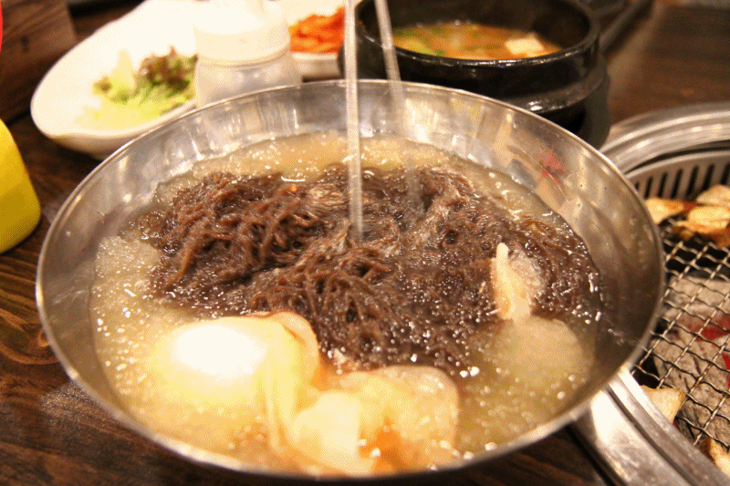 시원하고 상큼한 물냉면 움짤 gif | 인스티즈