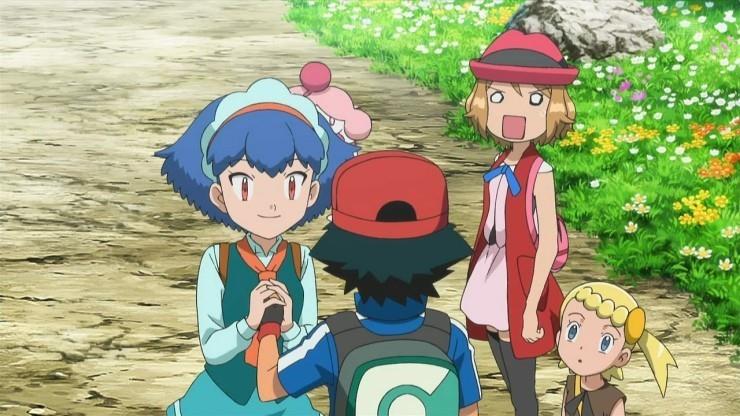 [포켓몬스터] 고자 지우를 좋아하는 티를 내는 세레나 .gif | 인스티즈