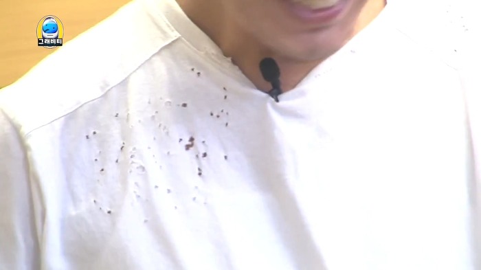 [무한도전] 좀먹은 옷 그냥 입고 다니는 하하 | 인스티즈