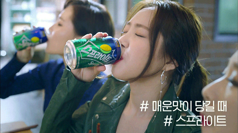 스프라이트 광고 손나은.gif | 인스티즈