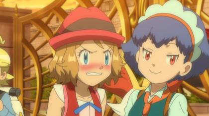 [포켓몬스터] 고자 지우를 좋아하는 티를 내는 세레나 .gif | 인스티즈