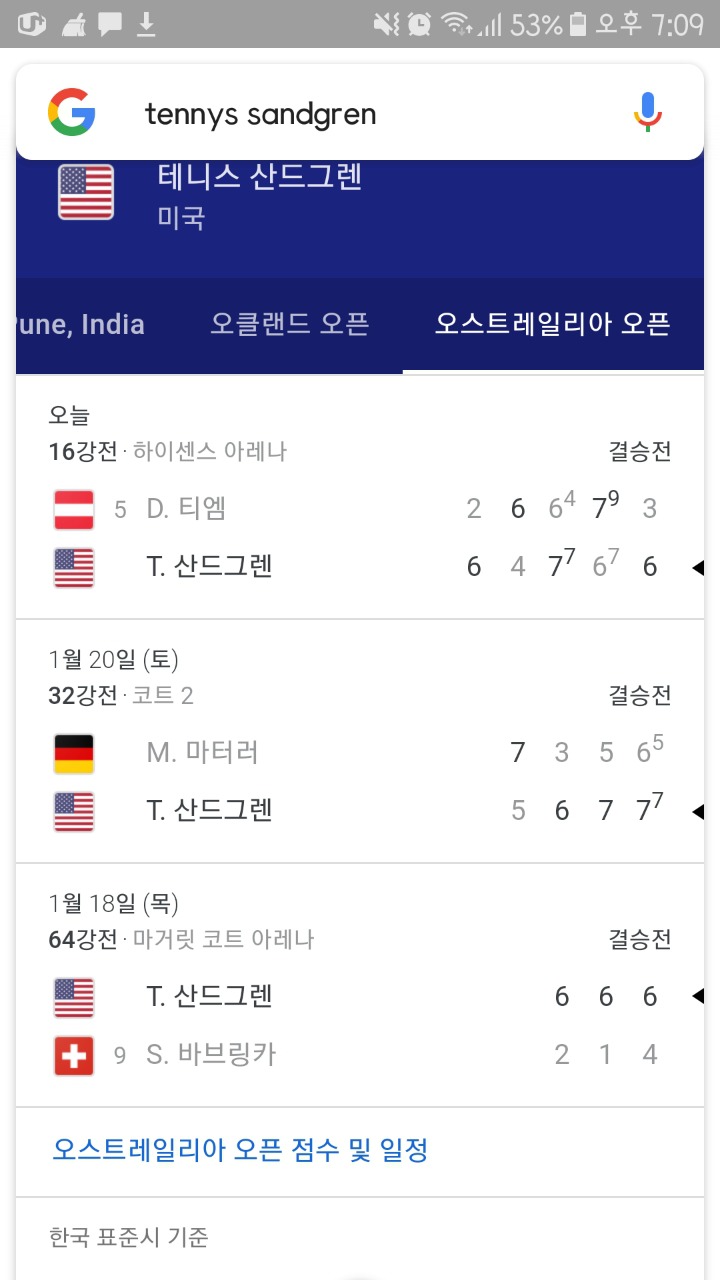 정현이 호주 오픈 8강에서 붙게 될 상대.tennys | 인스티즈