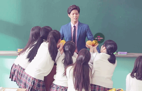 박보검이랑 촬영 중에 뜬끔 고백한 여고생.gif | 인스티즈
