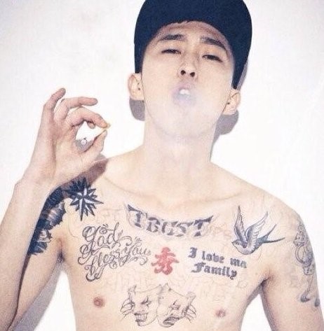 래퍼들의 타투 | 인스티즈