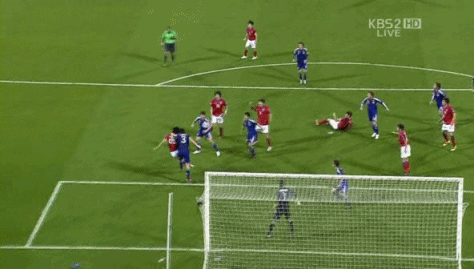 주관적인 한일전에서 나온 극적인골.gif | 인스티즈