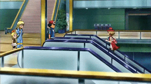 [포켓몬스터] 고자 지우를 좋아하는 티를 내는 세레나 .gif | 인스티즈