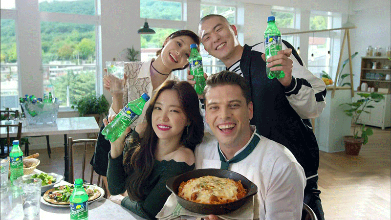 스프라이트 광고 손나은.gif | 인스티즈