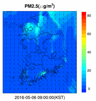 미세먼지 레이더 영상 | 인스티즈