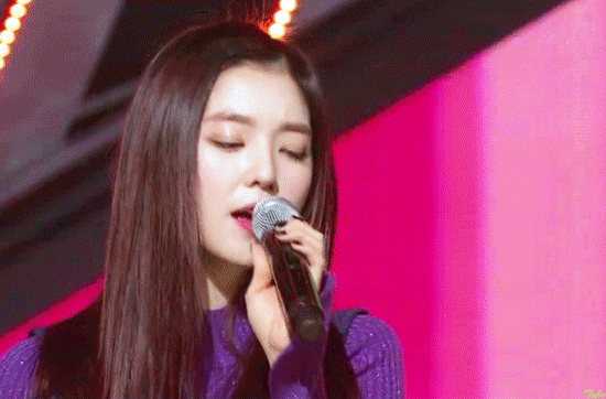 눈썹으로 노래하는 아이린.gif | 인스티즈