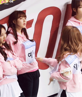 트와이스 지효 X 여자친구 예린 .gif | 인스티즈