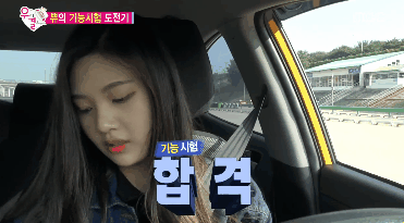운전면허 기능시험 치러 간 레드벨벳 조이.gif | 인스티즈