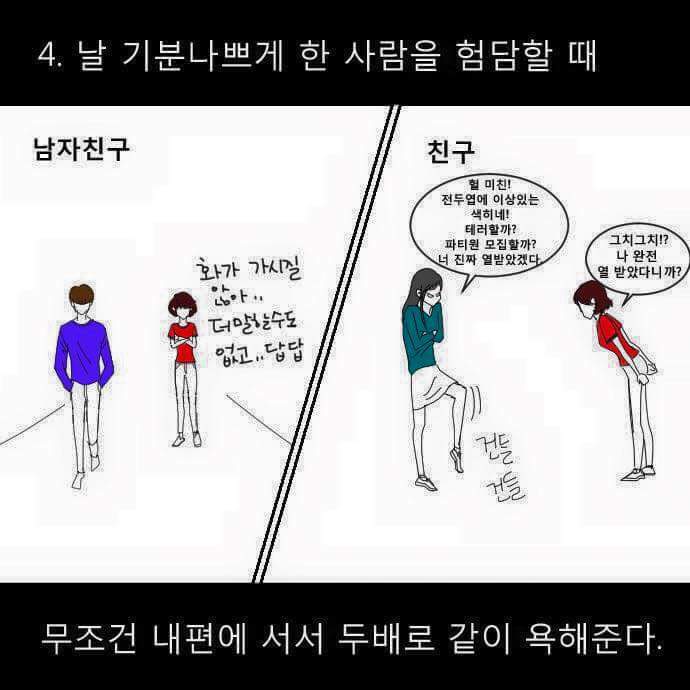 여자들이 남친없이 살아도 친구없인 못사는 이유 | 인스티즈
