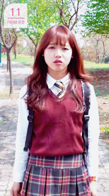 아이오아이 최유정 교복입은 모습 모음 | 인스티즈