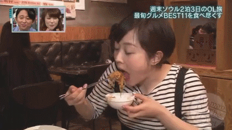한국음식 좋아하는 일본 여자 아나운서 먹방 | 인스티즈