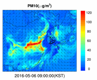 미세먼지 레이더 영상 | 인스티즈