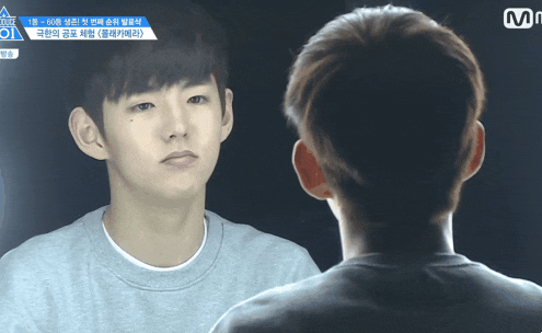 [프로듀스101] 귀신 몰래카메라 연습생들 반응.gif +추가 | 인스티즈