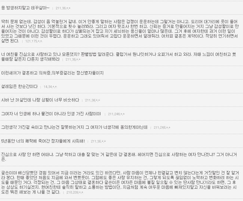 5년 사귄 여자친구가 있는 서른살 디시인의 고민 | 인스티즈